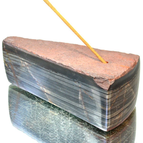 Железистый кварцит, тортик , подставка под ароматическую палочку